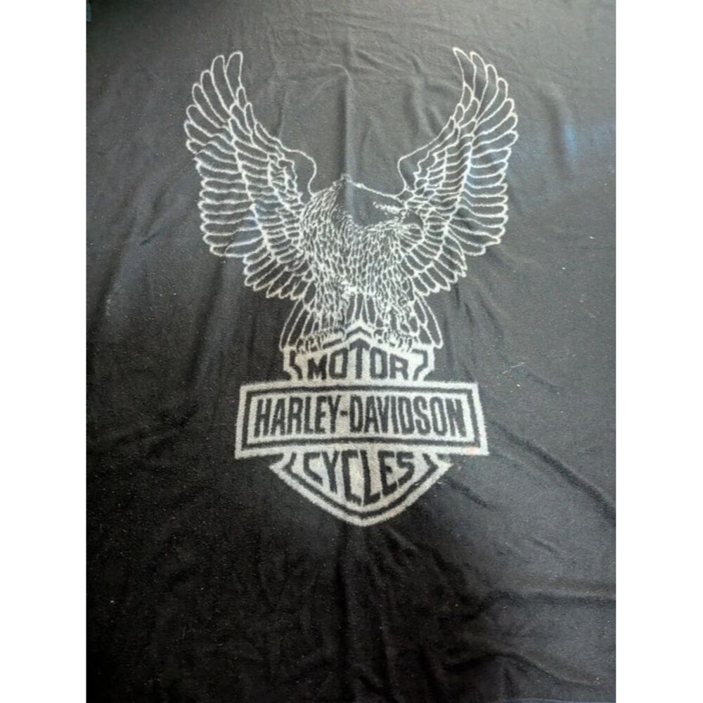 Vintage Harley-Davidson Blanket 84"x84"